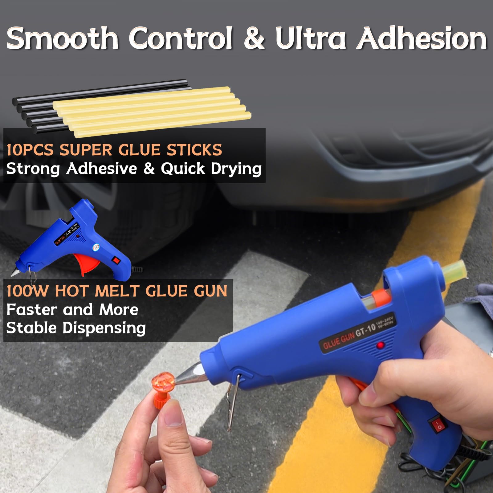 DentWiz suction cup lifting shallow dents with even contact