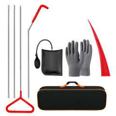 DENWAY 9pcs tool set laid out, showing full kit for car cleaning and maintenance.