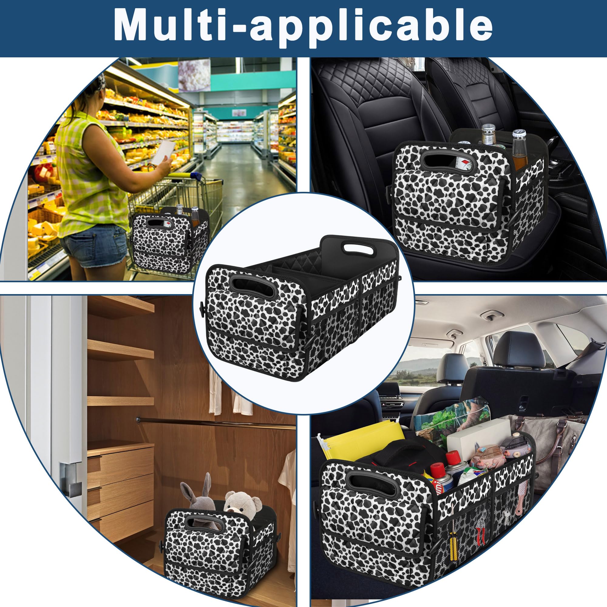 Deosk trunk organizer acts as a tidy storage box for groceries and tools
