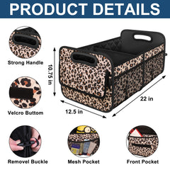 Deosk durable 600D material trunk organizer for long lasting everyday use.