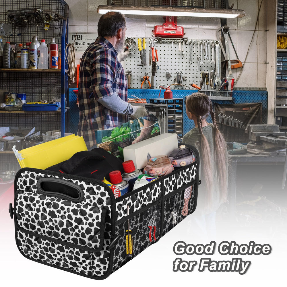 Deosk trunk organizer doubles as multi-use storage at home or on the go