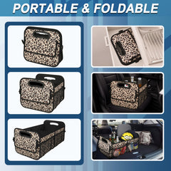 Deosk trunk organizer features six large pockets for versatile storage.