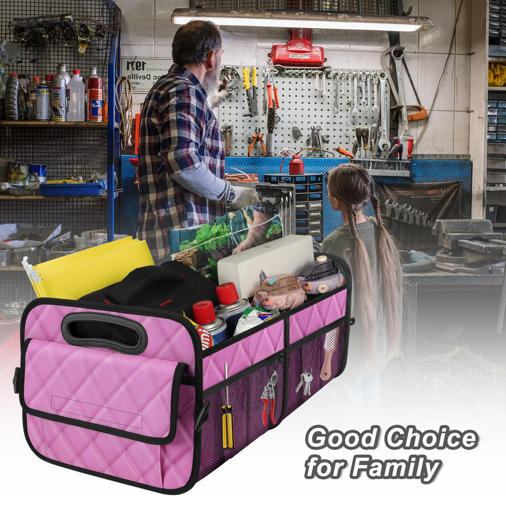 Deosk trunk organizer waterproof and easy to clean for messy trips