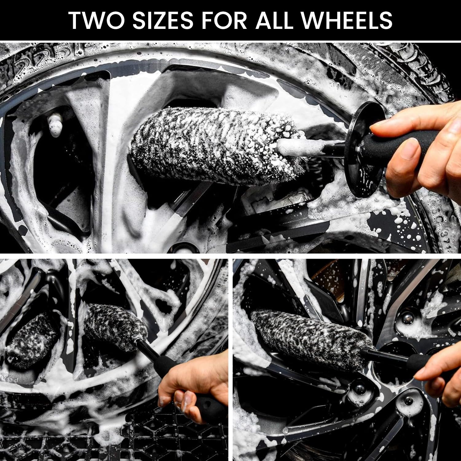 DEPOTA car detailing brush for precise cleaning of vehicles