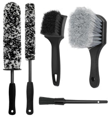 DEPOTA wheel cleaner kit large brush for broad wheel surfaces and safe cleaning