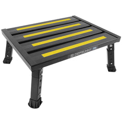 DEPSUNNY adjustable RV step with folding platform for easy motorhome entry.