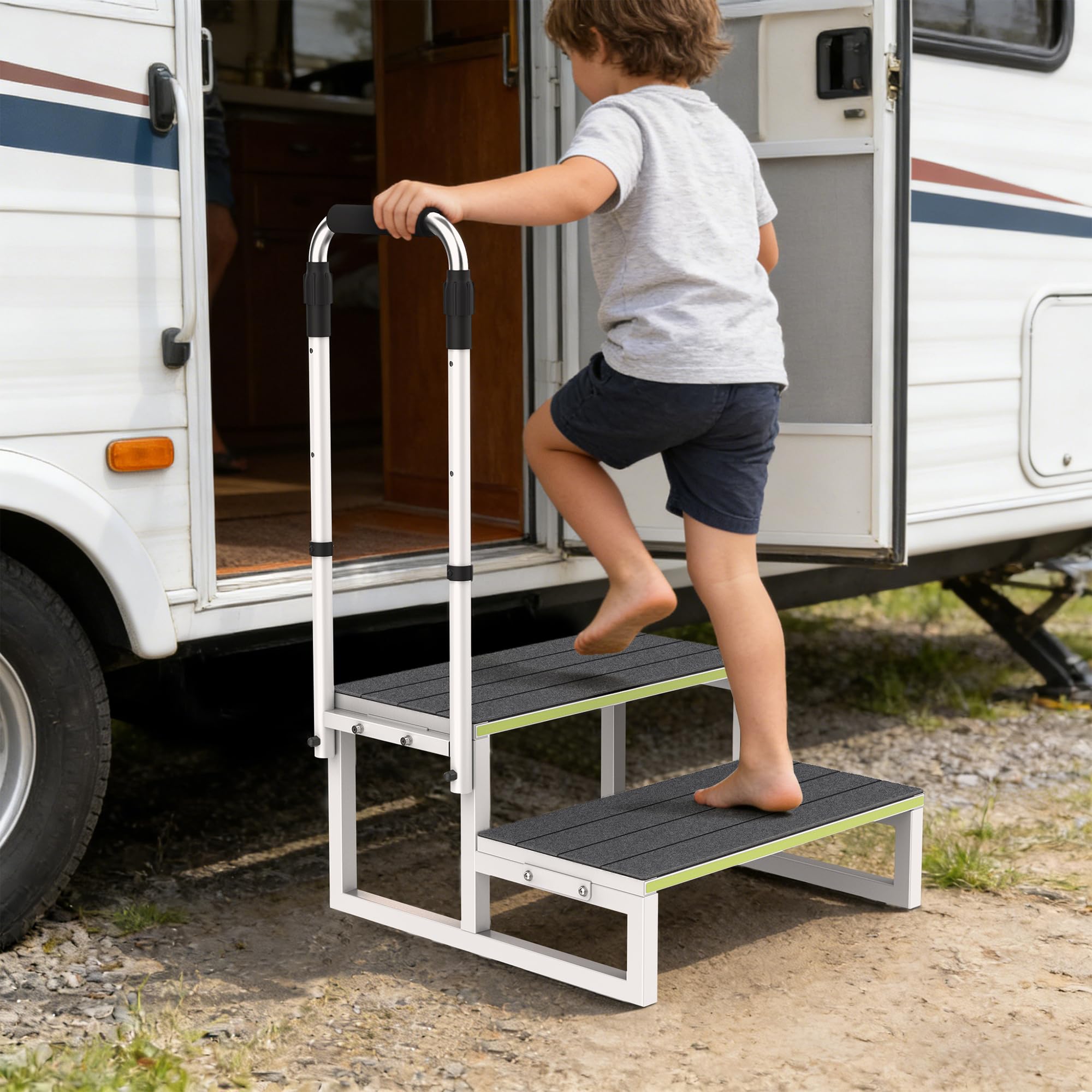 DEPSUNNY multipurpose design suits steps for pets, tubs, porches, and caravans.