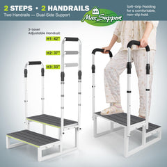 DEPSUNNY anti-slip mats enhance footing for confident use in low light.