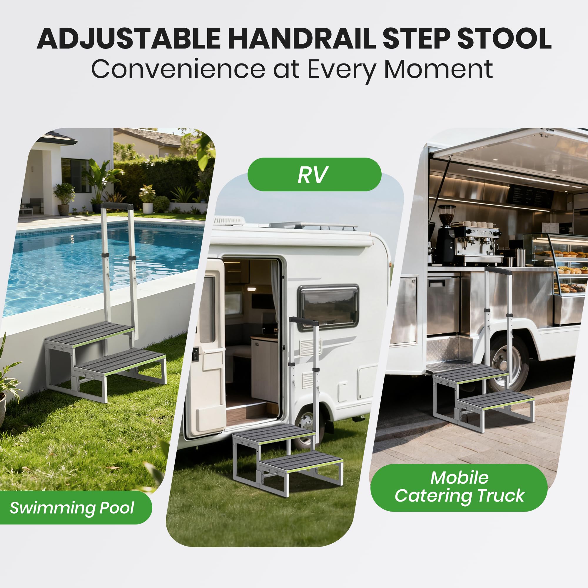 DEPSUNNY steps support up to 550 lbs for versatile use