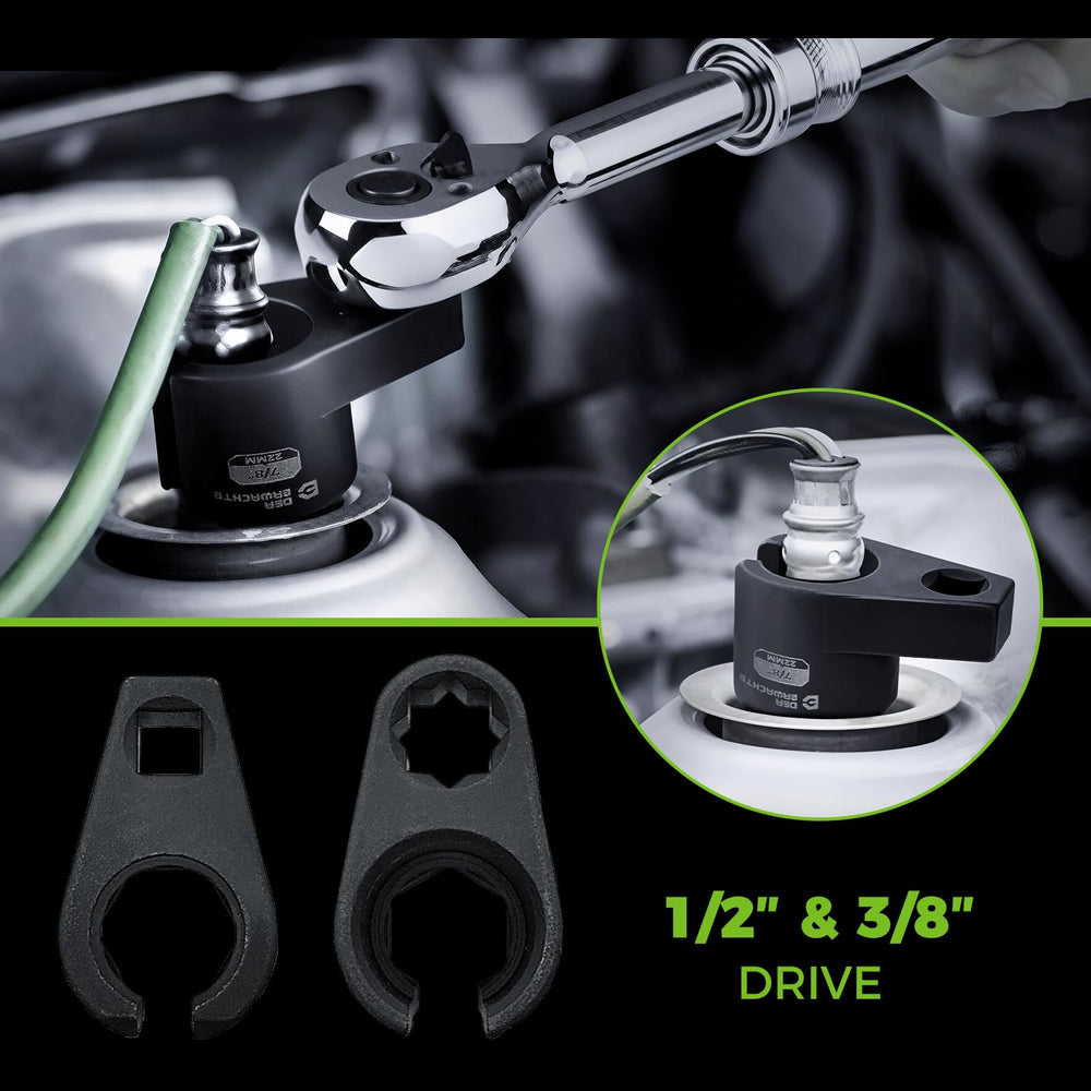 Der Erwachte O2 sensor socket 3/8in standard offset for common sensors.