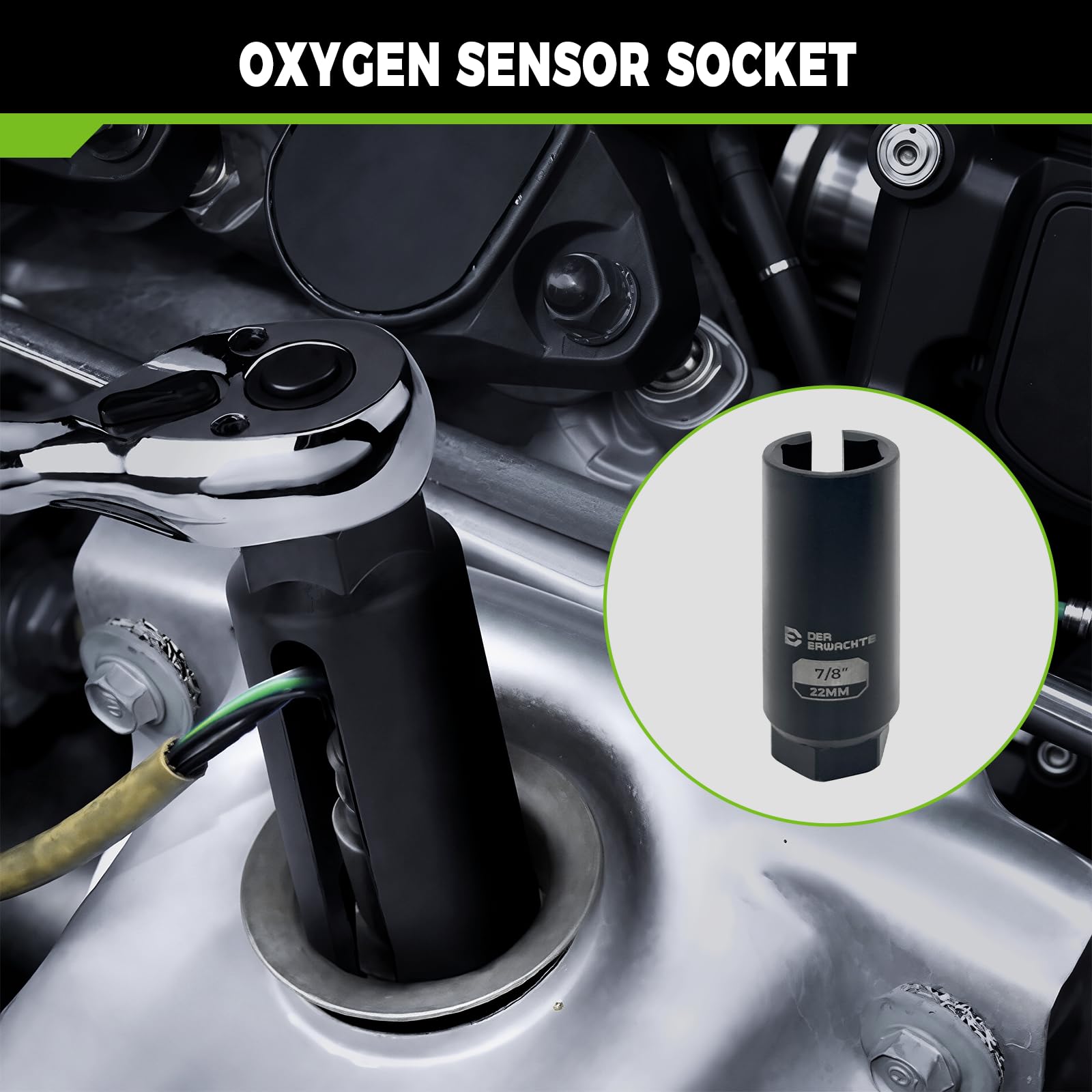 Der Erwachte thread chaser M12x1.25 restores sensor threads.