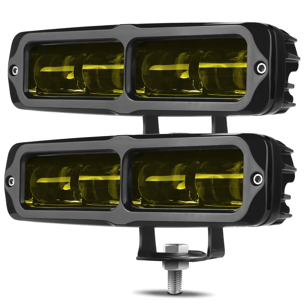 DERI 6 Inch LED light bar with cutoff line for precise visibility