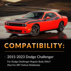 DERMOKA Dodge Challenger 2015-2023 amber marker for safer signaling