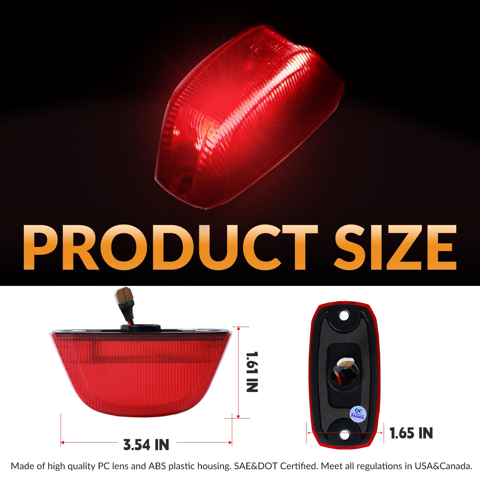 DERMOKA DOT and SAE certified lights ensure standard compliance and reliability.