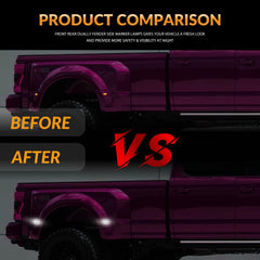 DERMOKA LED dually marker light durable ABS housing and smoked lens withstand road conditions.