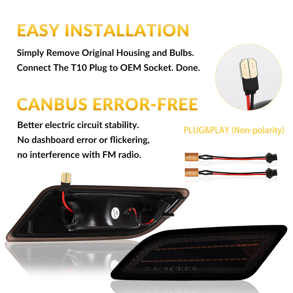 DERMOKA W204 marker lights fit right the first time, saving installation time.