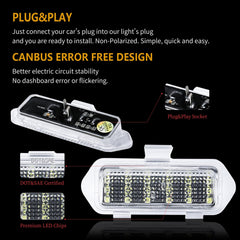 DERMOKA LED puddle light under mirror for Escalade improves nighttime safety