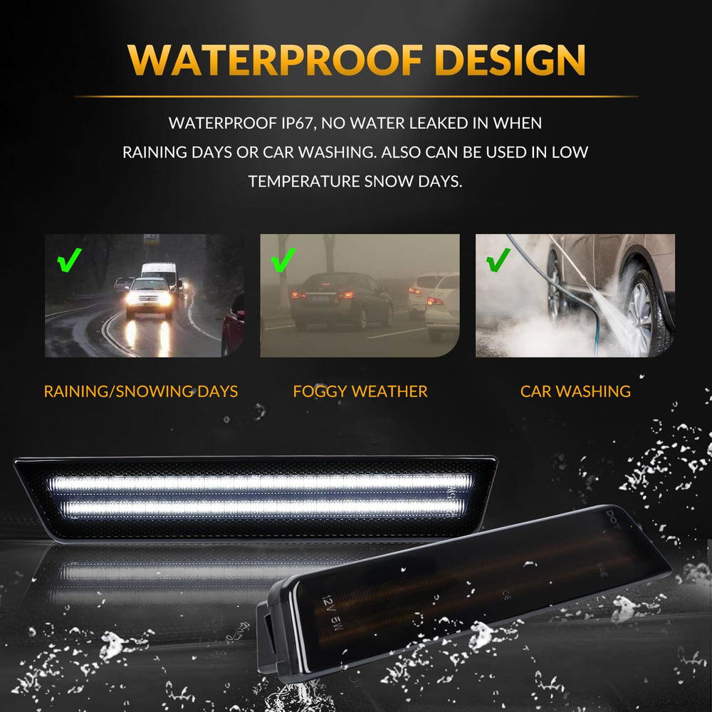 DERMOKA smoked len lens rear markers for a sleek look.