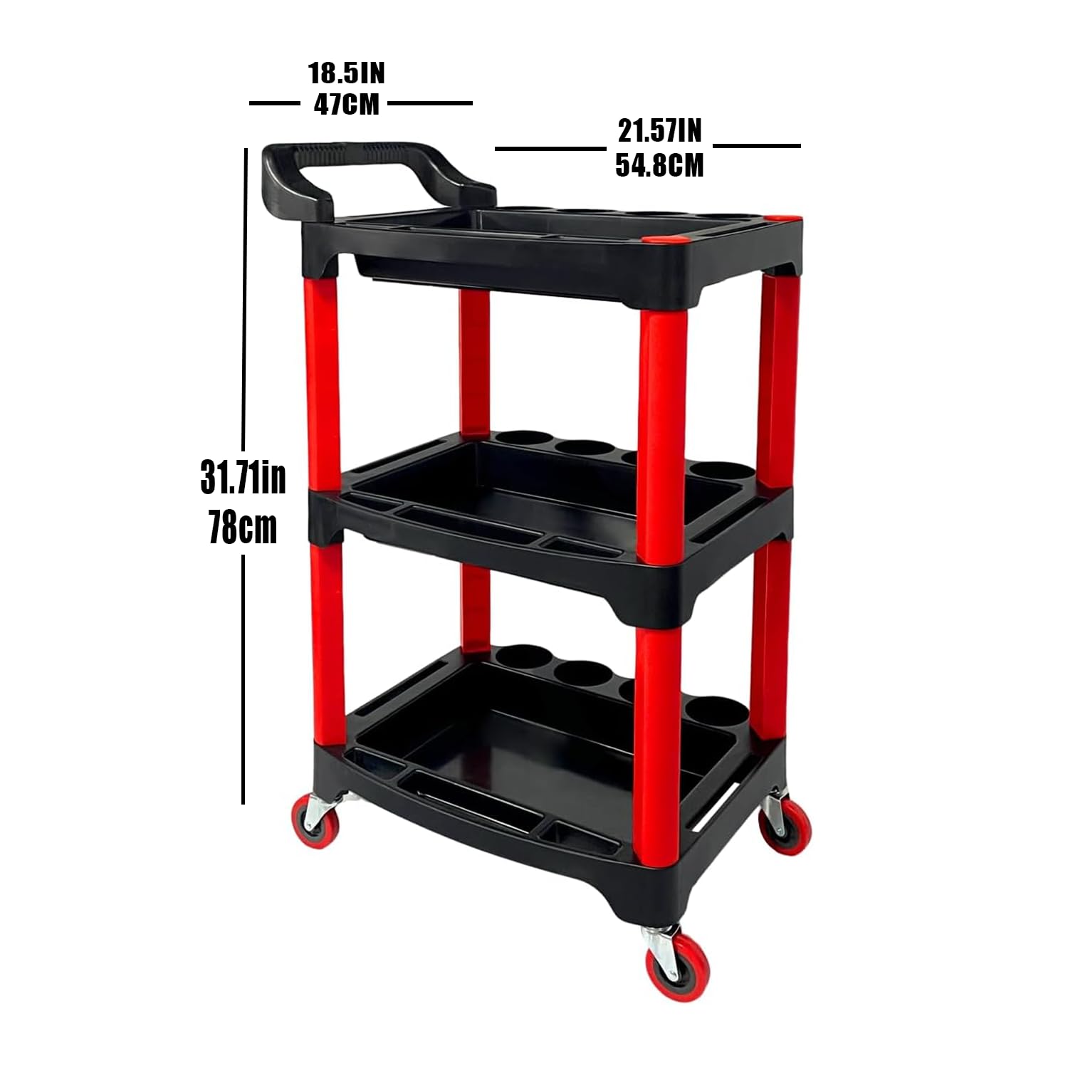 DESEQPT cart fits into small garage setups for detailing jobs