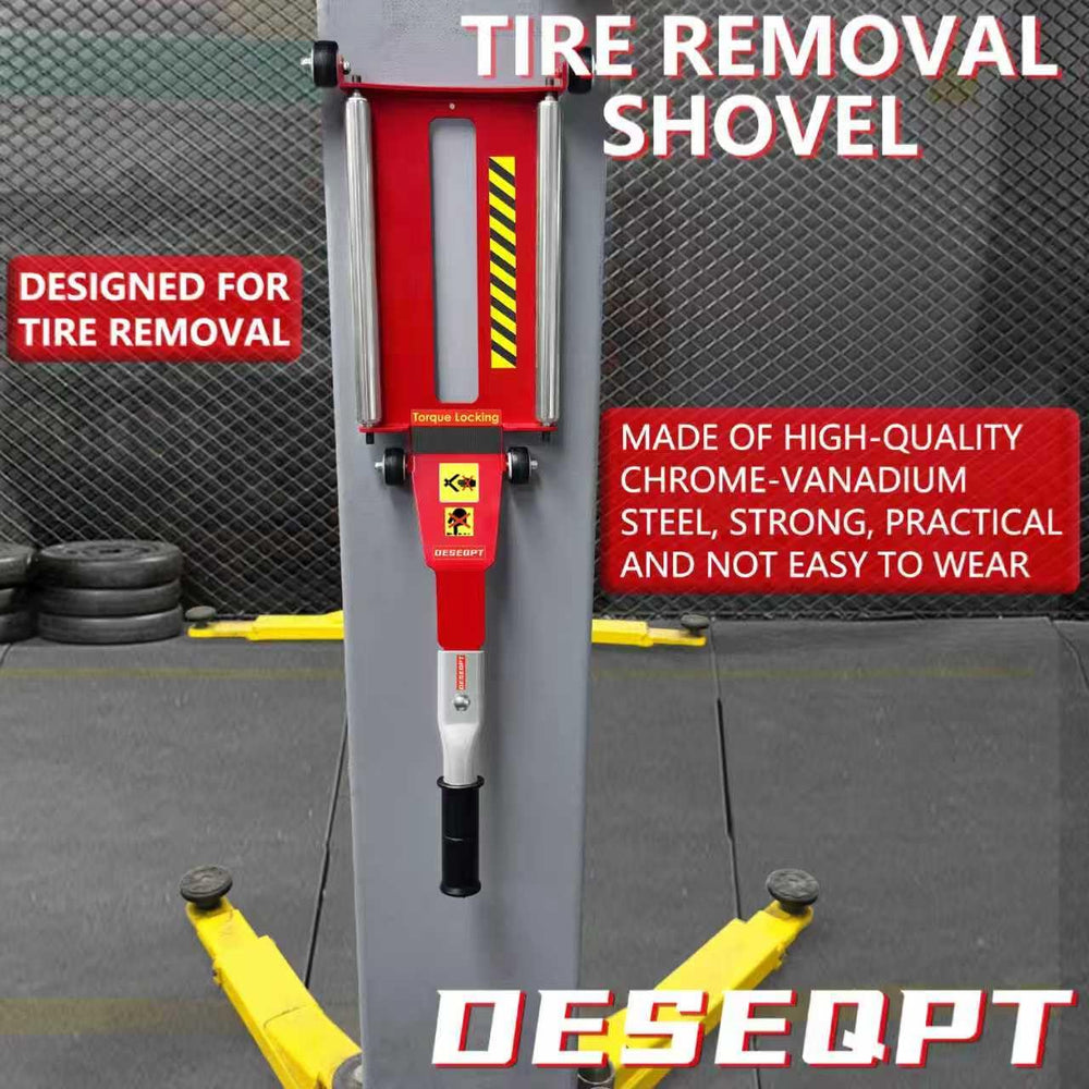 DESEQPT roller plate enables smooth tire mounting onto lugs with less back strain.