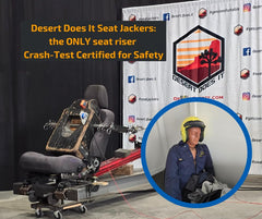 Desert Does It satin-black aluminum hardware provides durable, factory-grade installation.