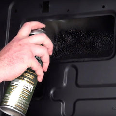 Applying Design Engineering Boom Mat on an interior panel reduces vibrations and rattles.