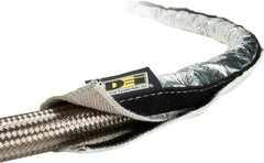 Design Engineering Heat Shroud 19 oz fiberglass insulation reduces heat transfer and wear.