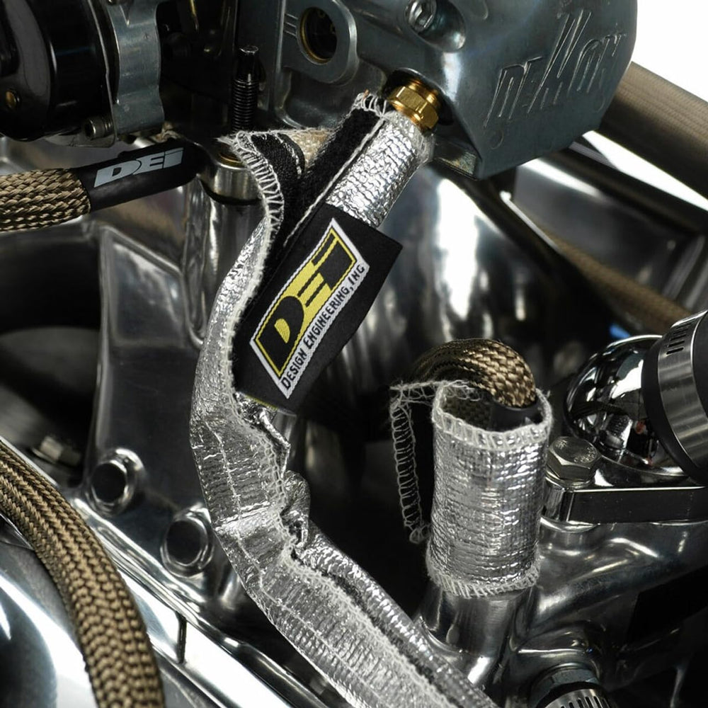 Design Engineering Heat Shroud resists abrasion and flame exposure for durable automotive and industrial use.