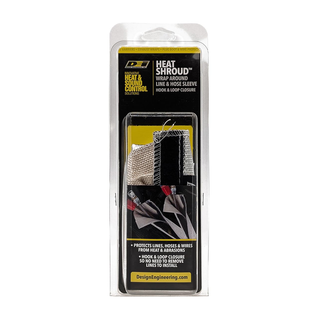 Design Engineering Heat Shroud three-foot length offers versatile coverage for multiple lines.