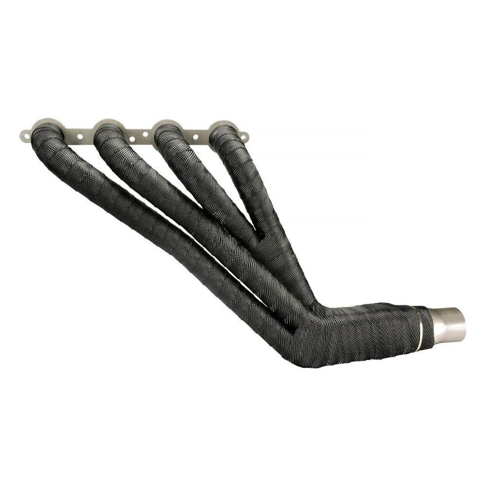 Lava rock wrap tight weave around a bend highlighting bend-friendly installation.