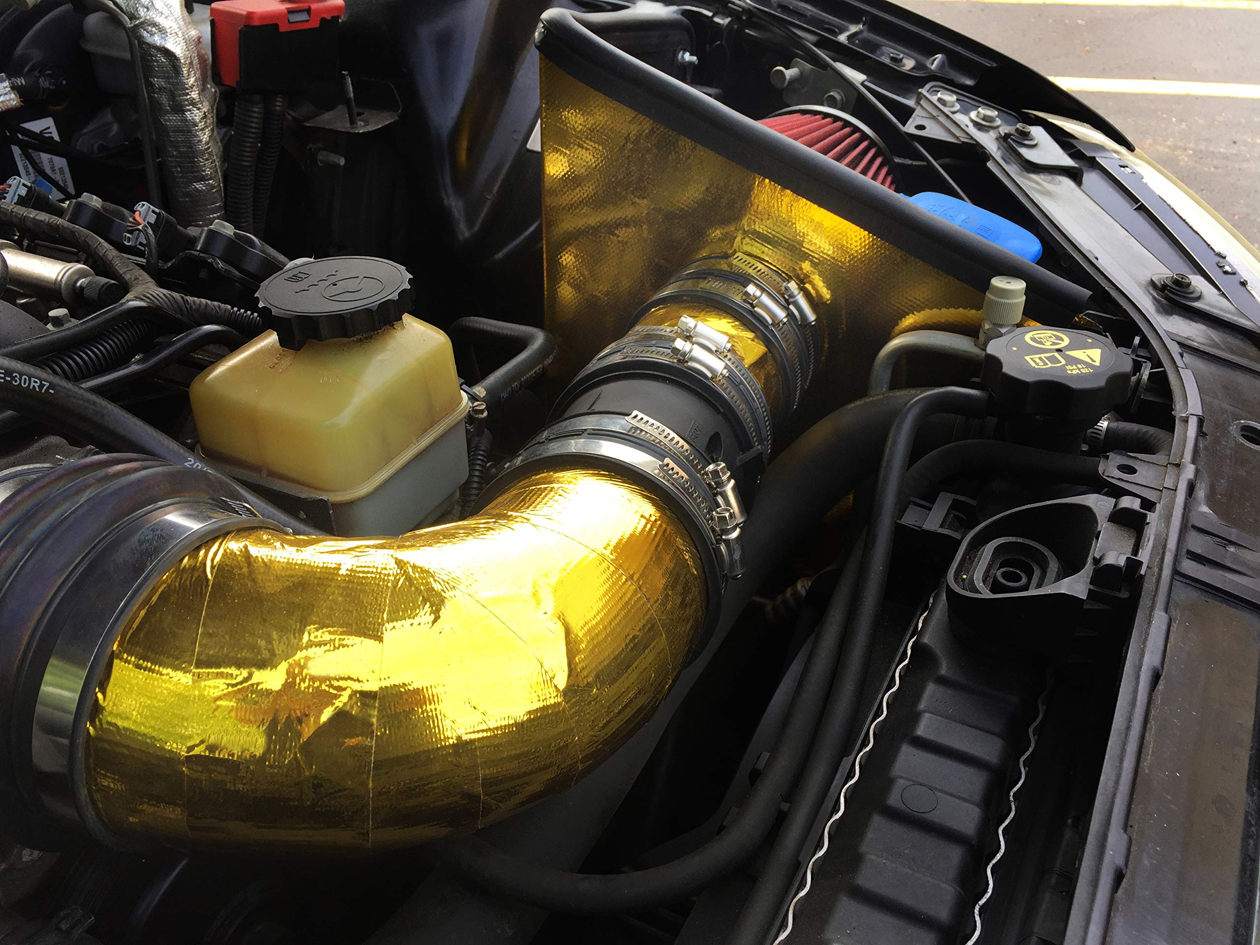 Reflect-A-Gold engine compartment wrap offers high-temp protection and easy install.