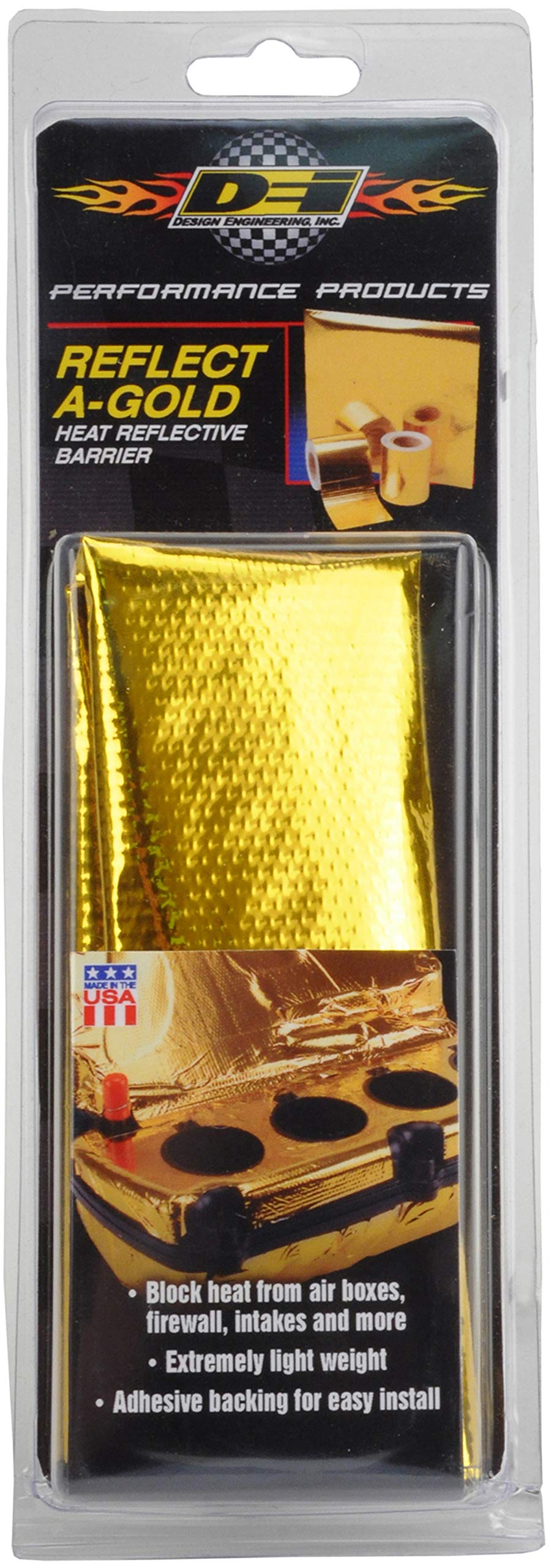 Design Engineering Reflect-A-Gold seat-bottom insulation enhances comfort and protection