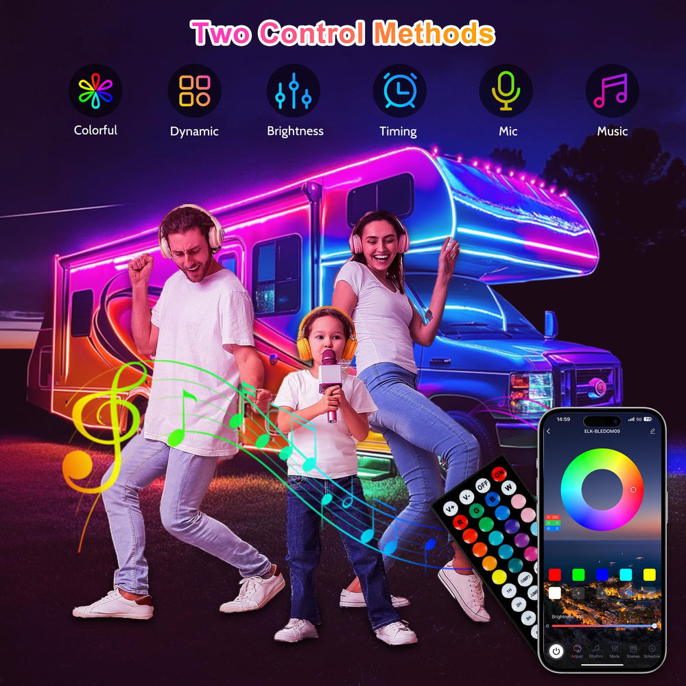Destlife 40-key IR remote for easy color and mode changes