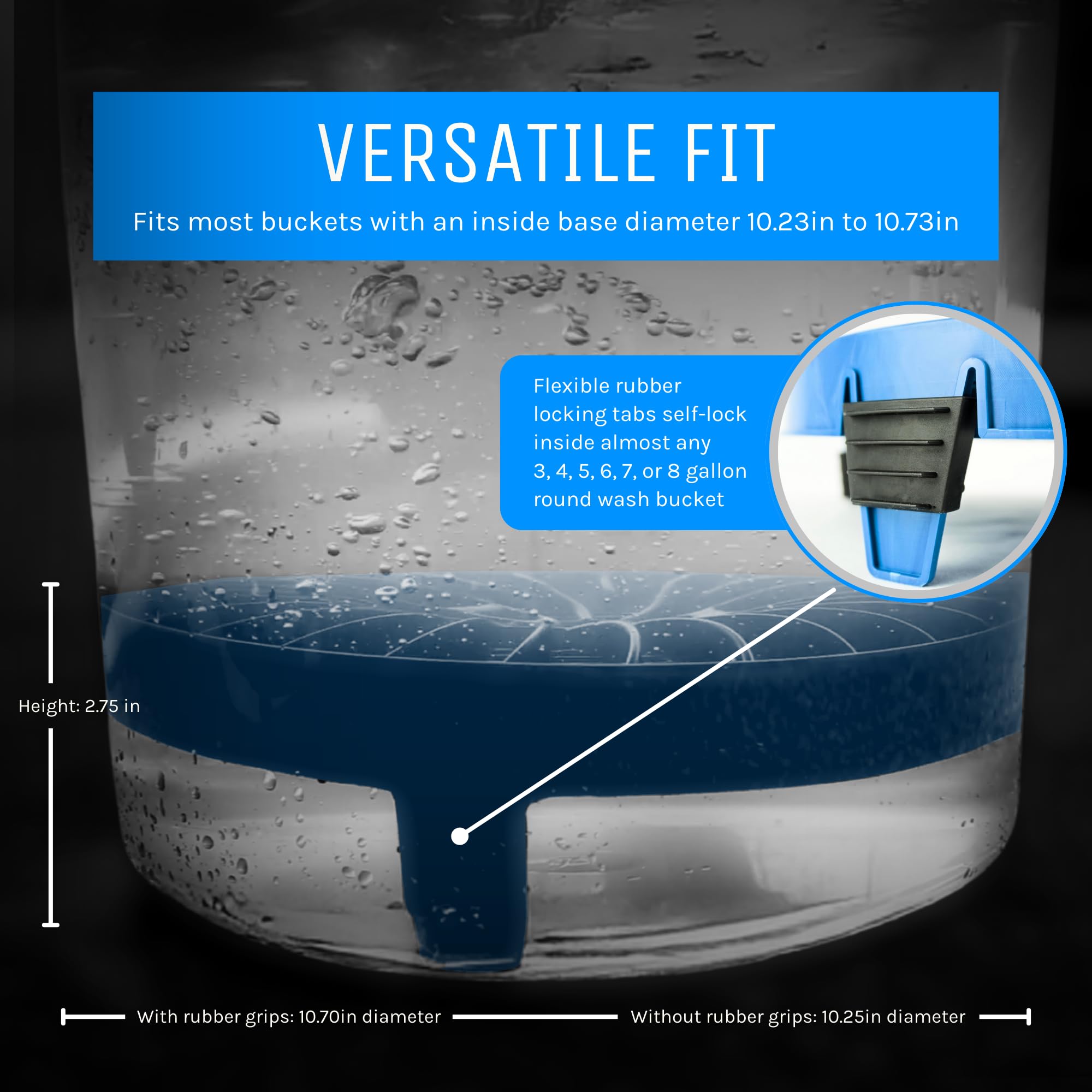 Detail Guardz universal bucket fit compatible with most 3-8 gallon pails