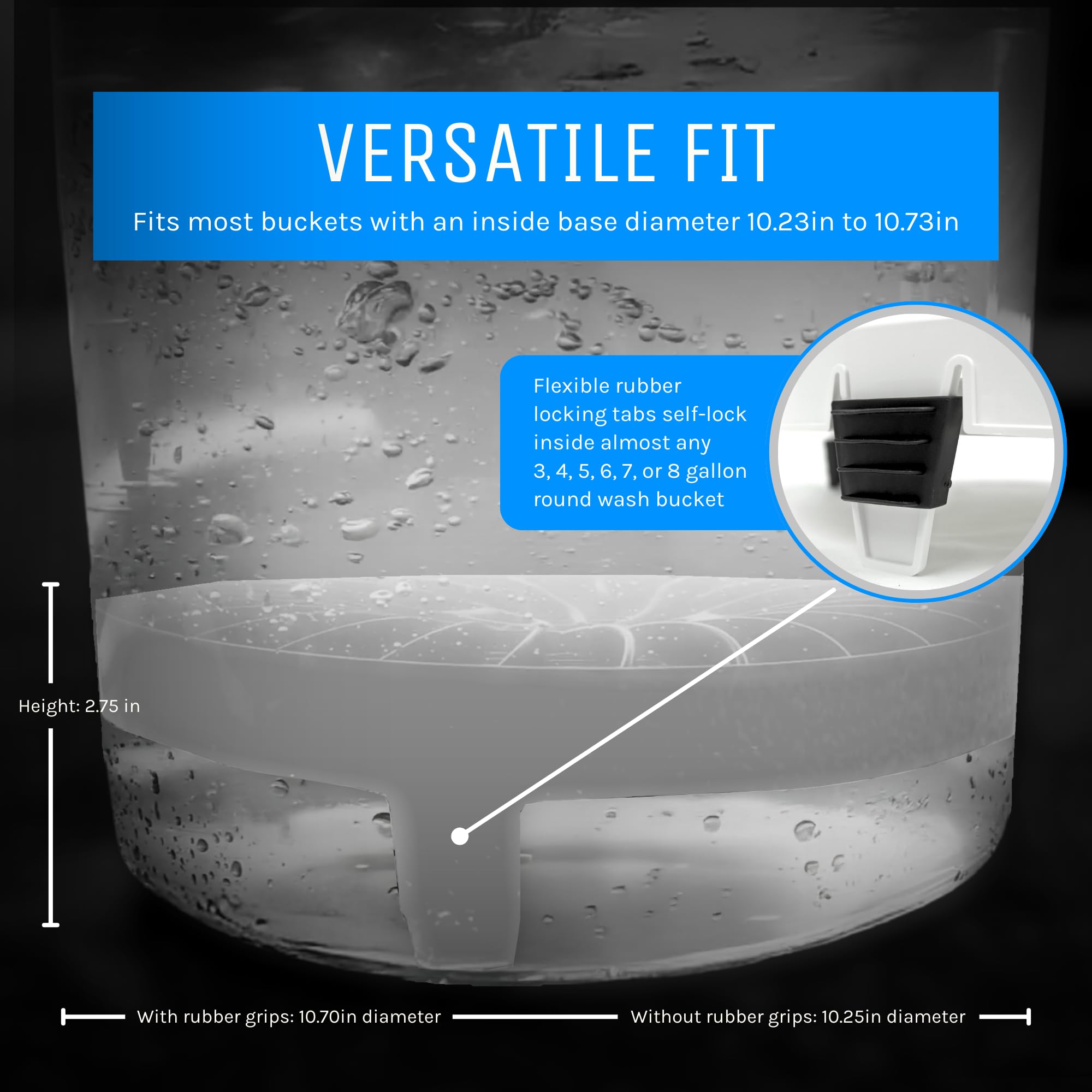 DETAIL GUARDZ venturi flow filtration activates with each dunk for ongoing debris removal.