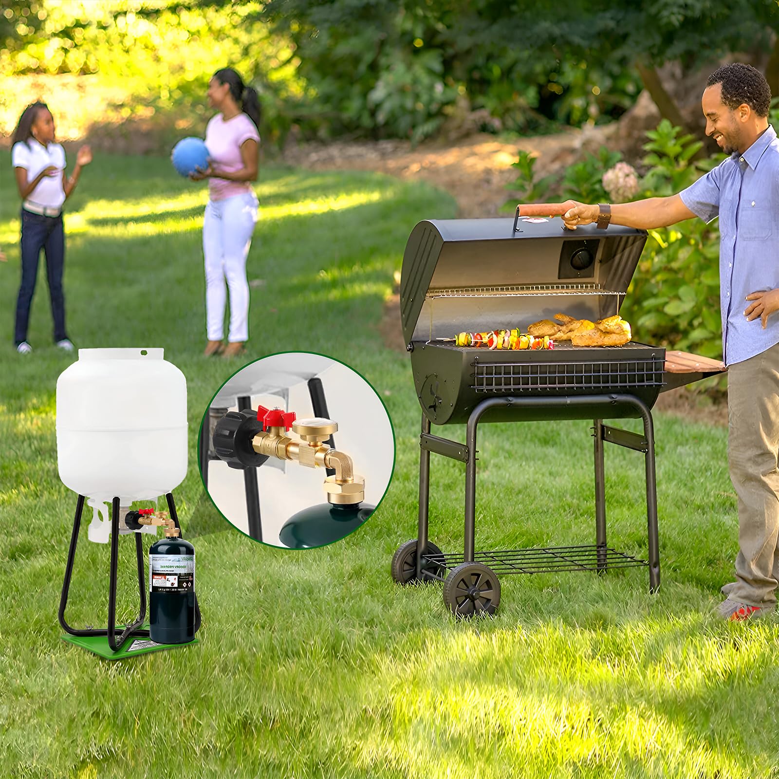 Detoypapa 1lb tank refills save money and reduce waste with reusable adapters