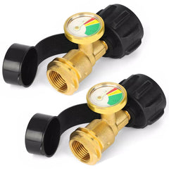 Detoypapa propane tank gauge indicator 2-pack displays remaining gas for planning refills