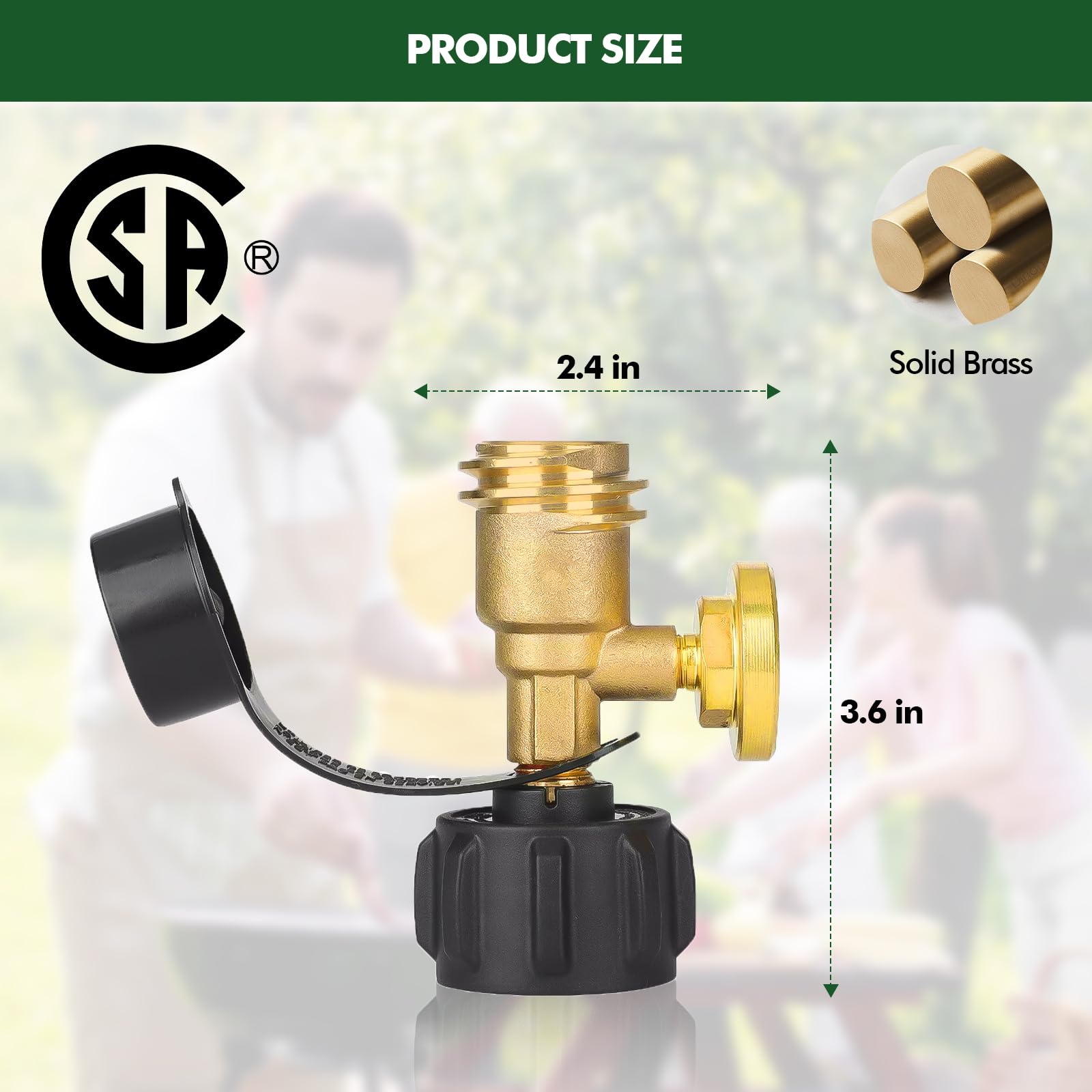 Detoypapa gauge includes leak detection for added safety