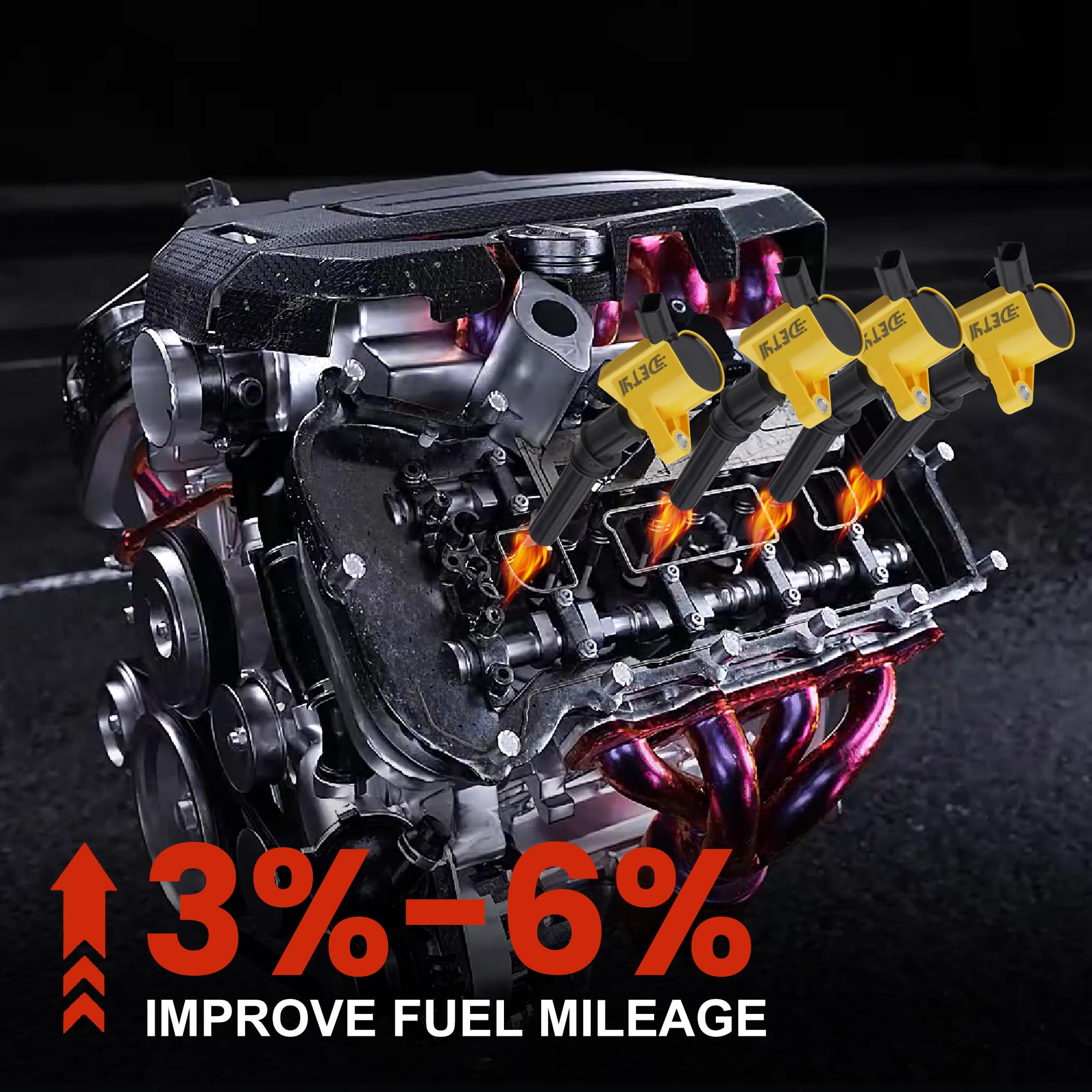 DETYI compatibility label on kit showing broad Ford model coverage.