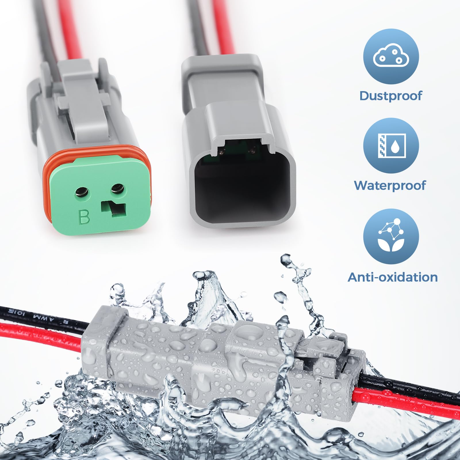 Deutusacc DT assembled wiring harness supports tidy plug-and-play installation.