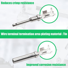 Deutusacc nickel plated contacts with copper alloy for durability