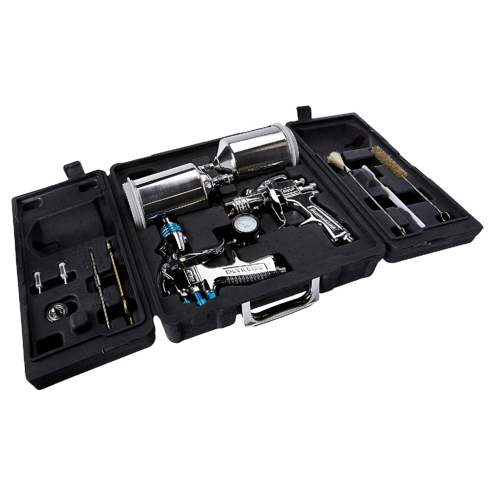 DeVilbiss StartingLine basecoat gun with 1.3mm tip for smooth finish application