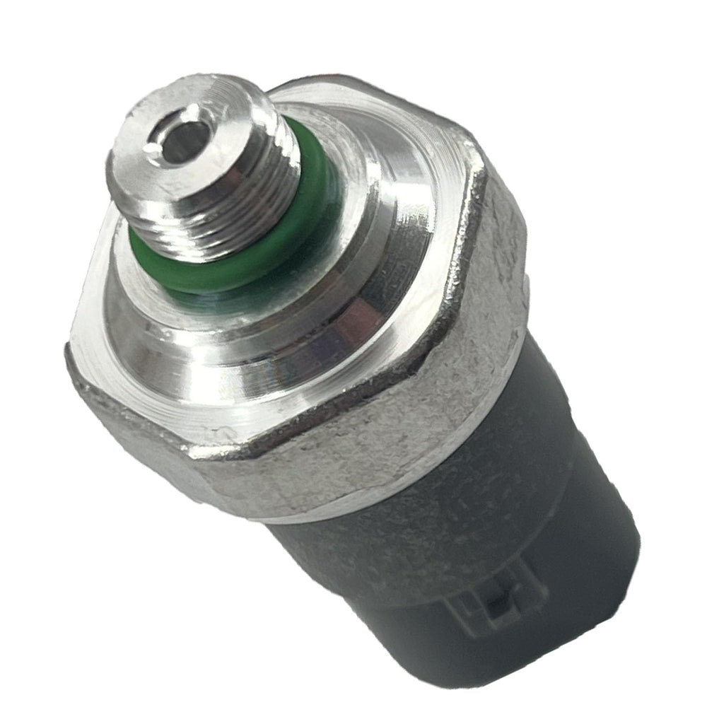 DEVMO A/C pressure switch labels close-up displays part numbers for easy identification.