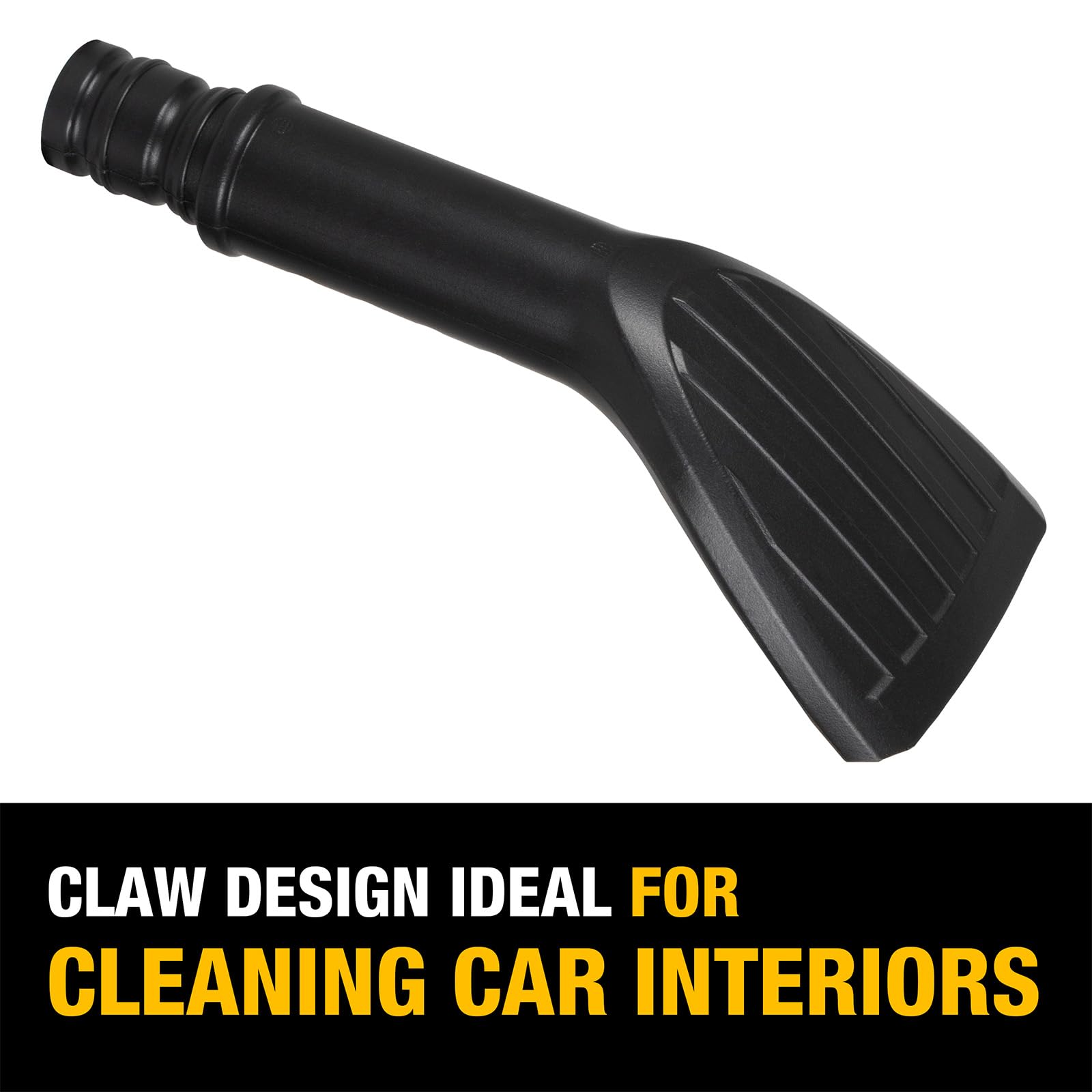 DEWALT hose ends and adapters fit most vacuums.