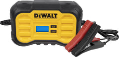 DeWalt DXAEC10 front view, compact and durable for on-site battery care.