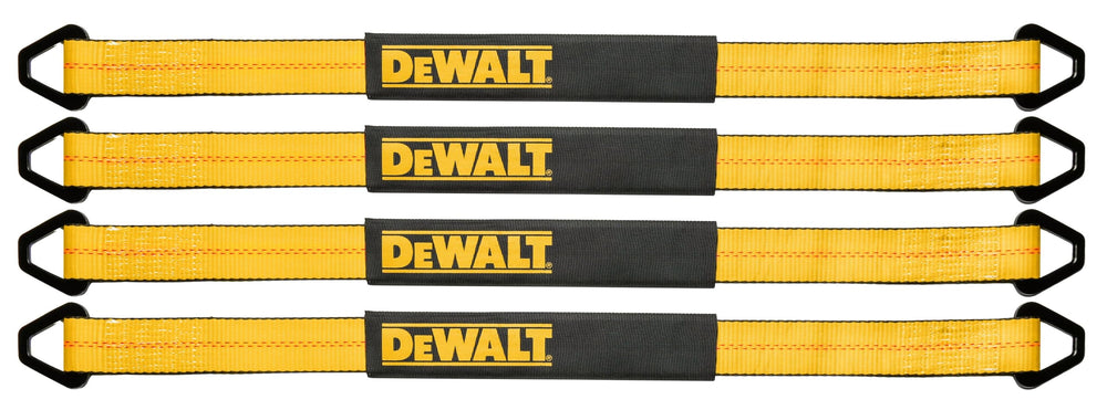 DEWALT DXBC80005 12,000 lb break strength supports heavy cargo.