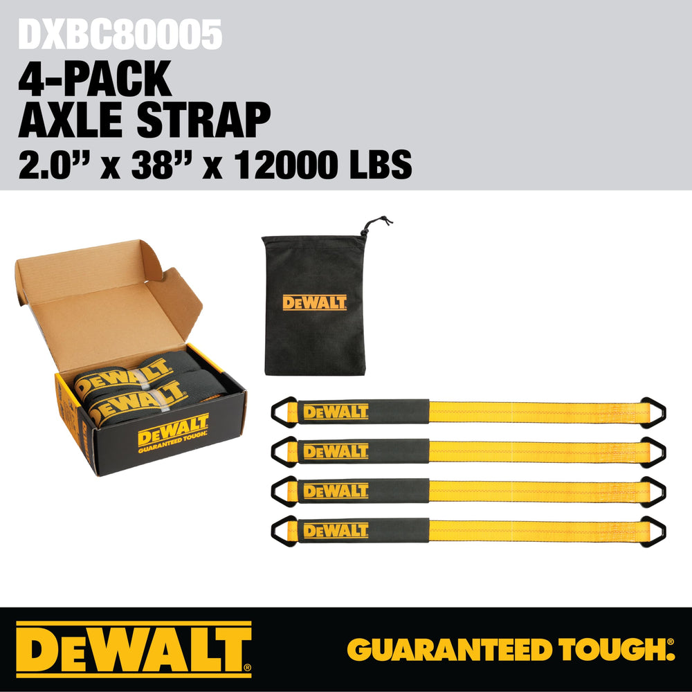 DEWALT DXBC80005 safe working load of 4,000 lbs for demanding tasks.