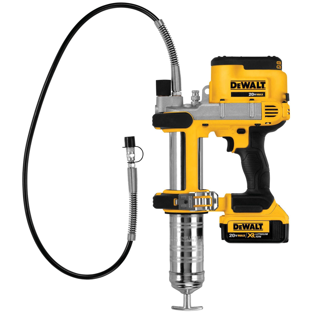 DEWALT no-mar foot protects surfaces during pauses.