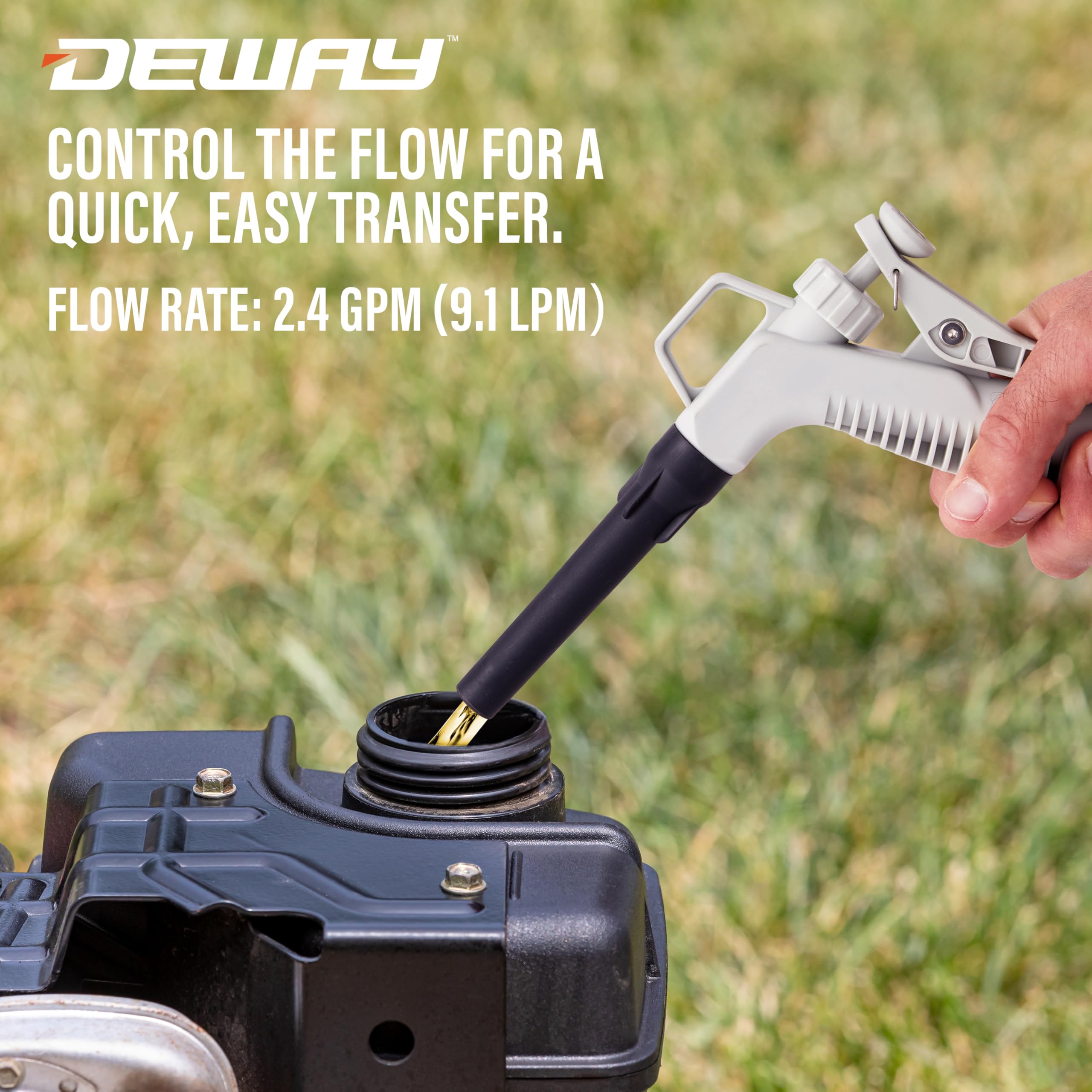 Deway fuel transfer pump reliable pump for safer liquid transfer