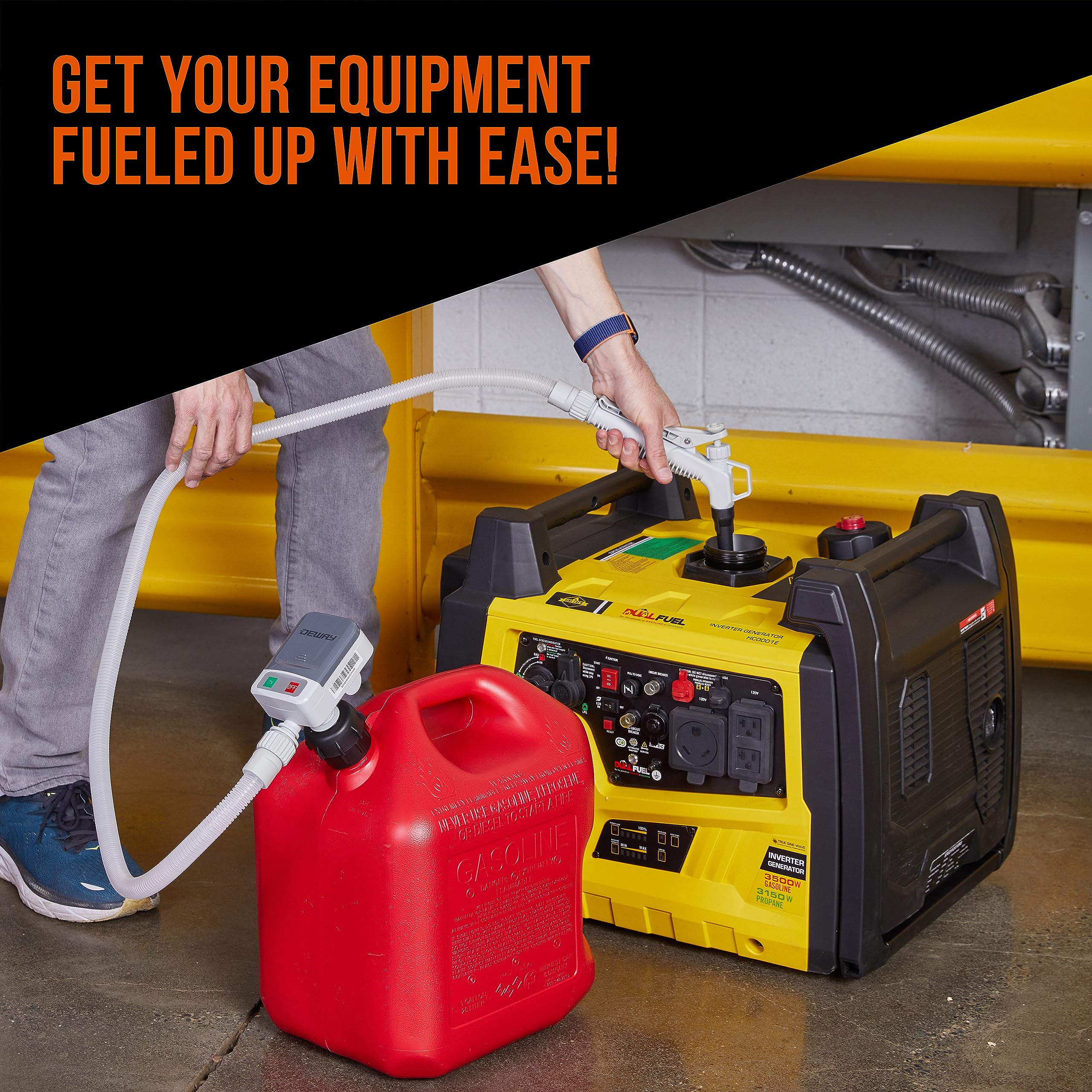 Deway multi-application use for automotive, lawn, and workshop tasks